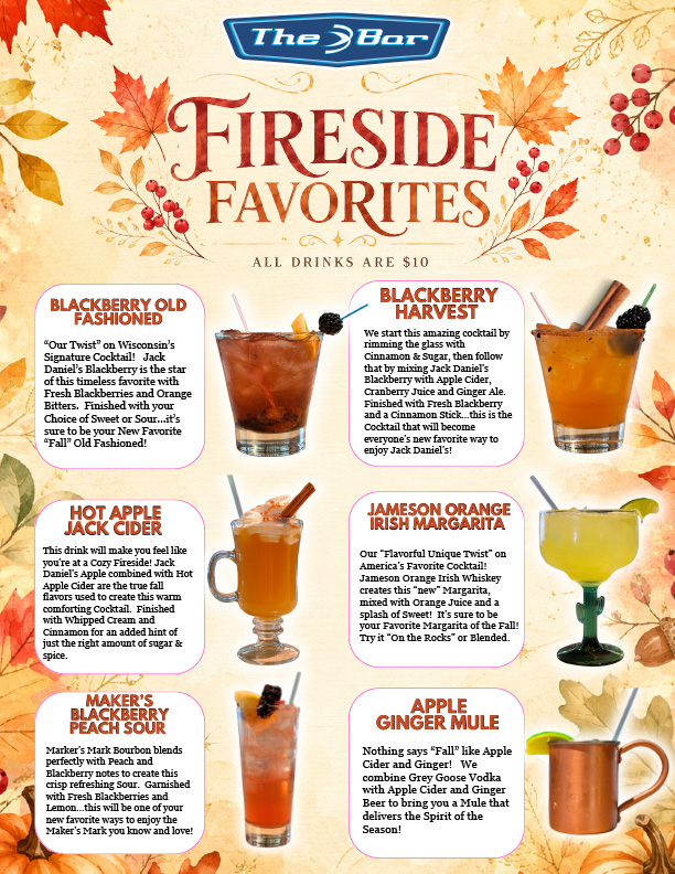 The Bar - Fall Menu