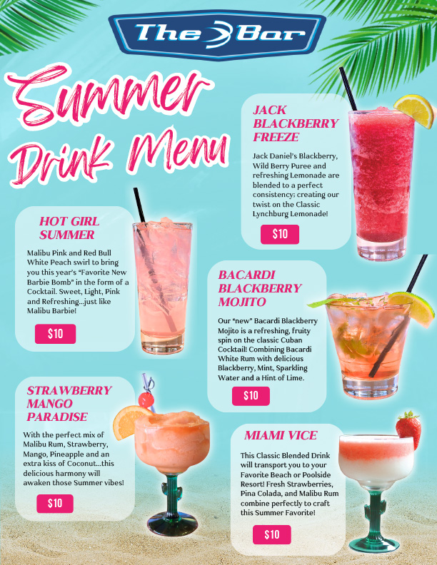 The Bar - Summer Menu
